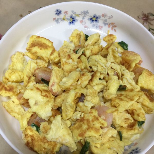 蝦仁炒蛋 : 吳美美一起做