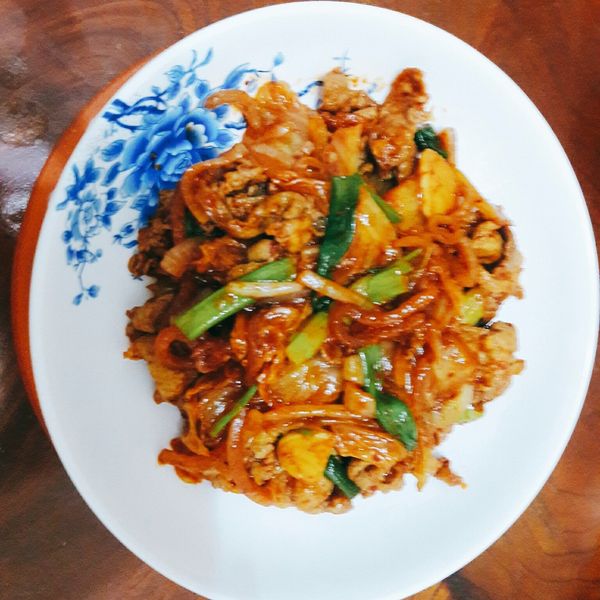 韓式泡菜炒豬肉 : 阿君一起做