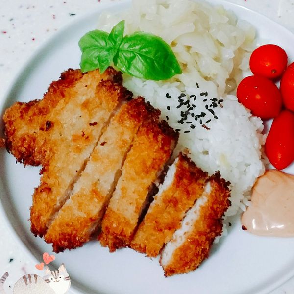 豬排控🐷的3分鐘日式炸豬排【酥炸訣竅】 : 倩瑜一起做