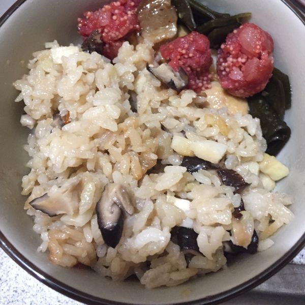 干貝竹筍炊飯：娃娃 一起做