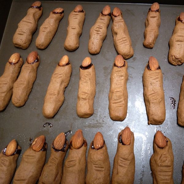 巫婆手指餅乾 Cookies : 李嘉蓉一起做