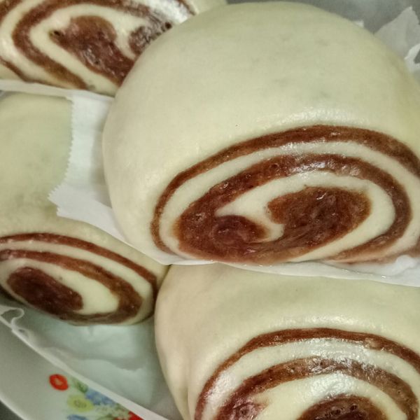 雙色饅頭 : 羅婉萍一起做