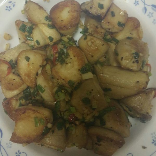 椒鹽杏鮑菇 : 螞蟻一起做