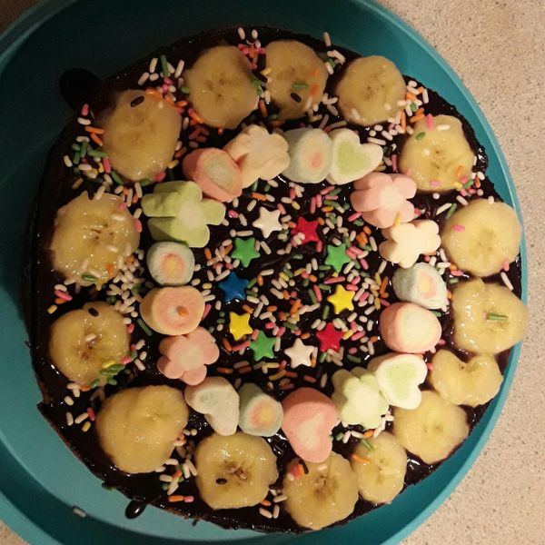 燙麵Q潤巧克力戚風：vivian 一起做