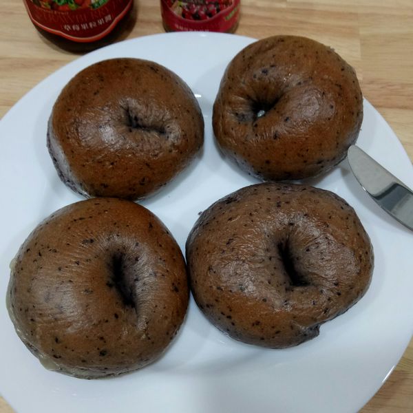 藍莓貝果 : May一起做