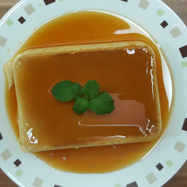 雞蛋牛奶布丁-無添加香草精（電鍋版） : Sandra Tarn一起做