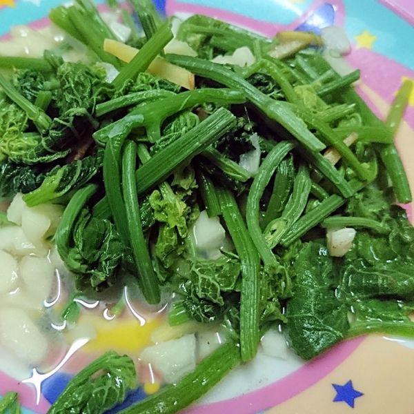 清炒龍鬚菜 : Chen一起做