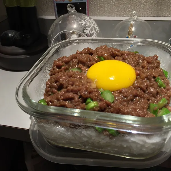 窩蛋牛肉飯 : Jo 一起做