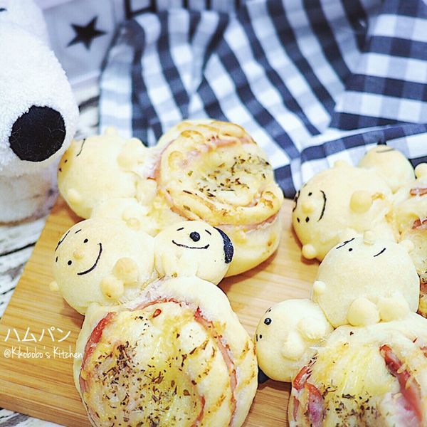 火腿芝士麵包：Appleteakikobobo 一起做