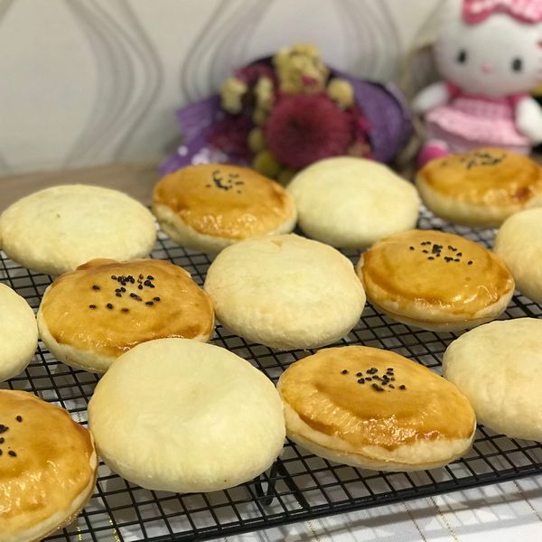 香酥太陽餅 : Julie一起做