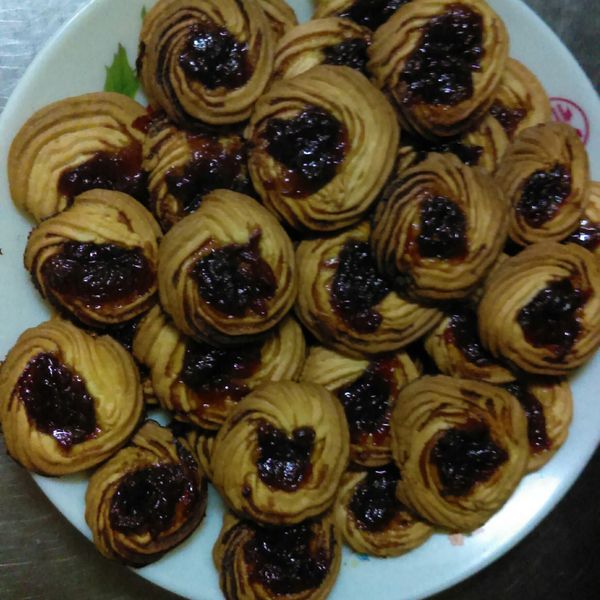 擠花果醬小餅乾 : 馮小飄一起做