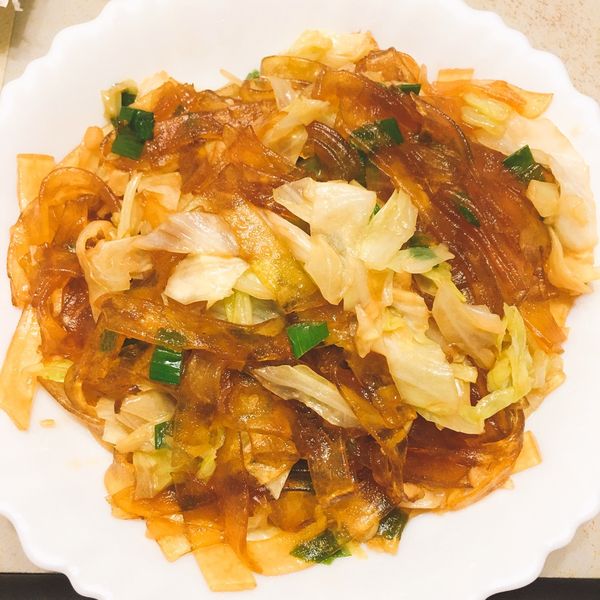 高麗菜炒冬粉 : Iran一起做