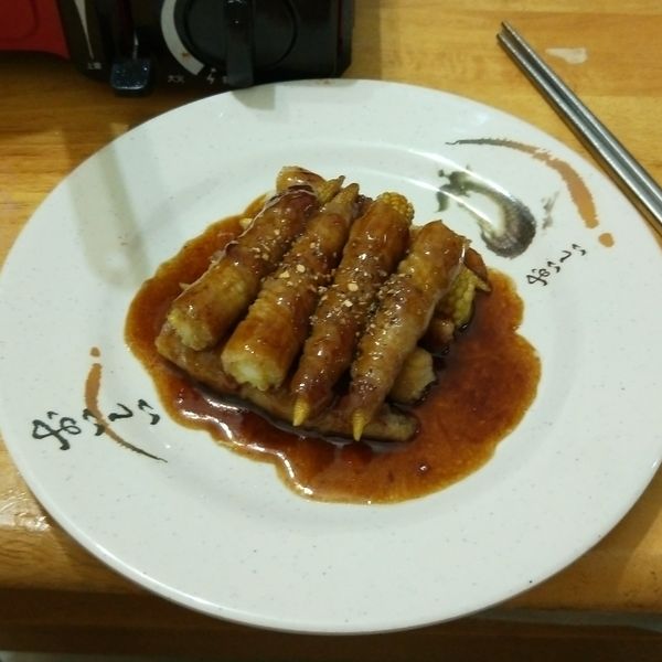 壽喜醬燒玉米筍肉捲🌽：黃咕雅 一起做