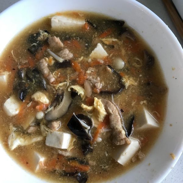 酸辣湯 : Jeff一起做