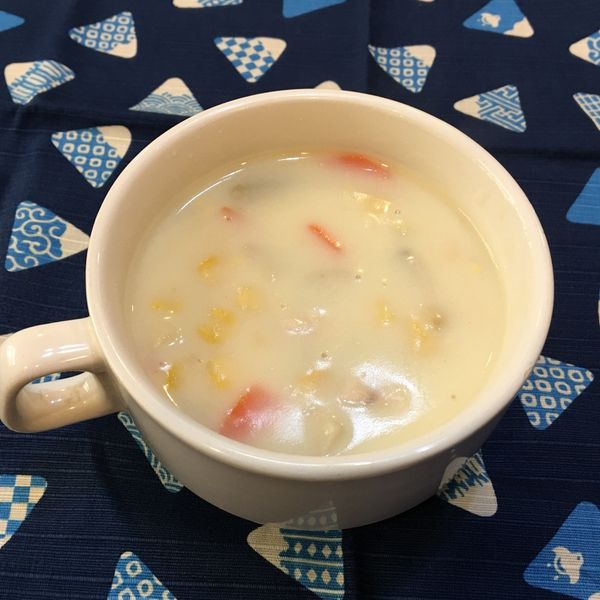 玉米濃湯 : Dobby一起做