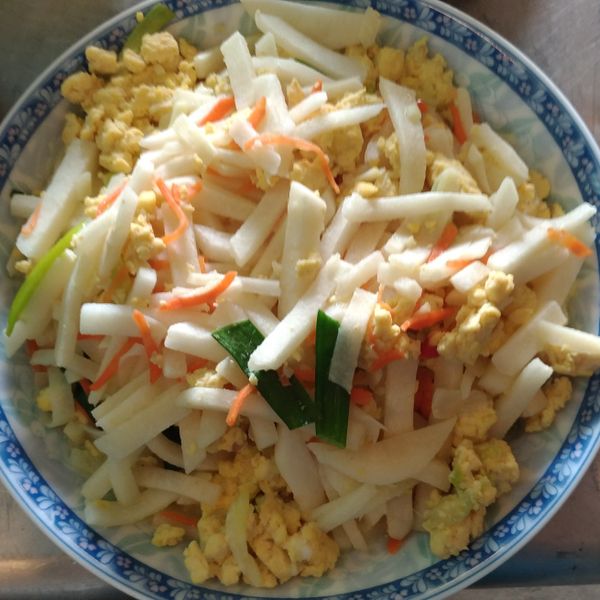 蛋炒豆仔薯 : 嵐云秤一起做