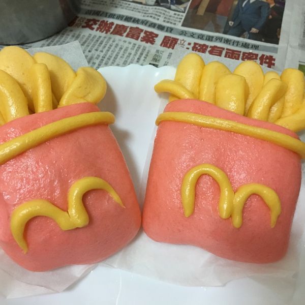 薯條饅頭 : 小蛙燥咖一起做