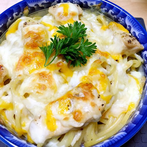 白醬焗烤義大利麵 : Nicole Ho一起做