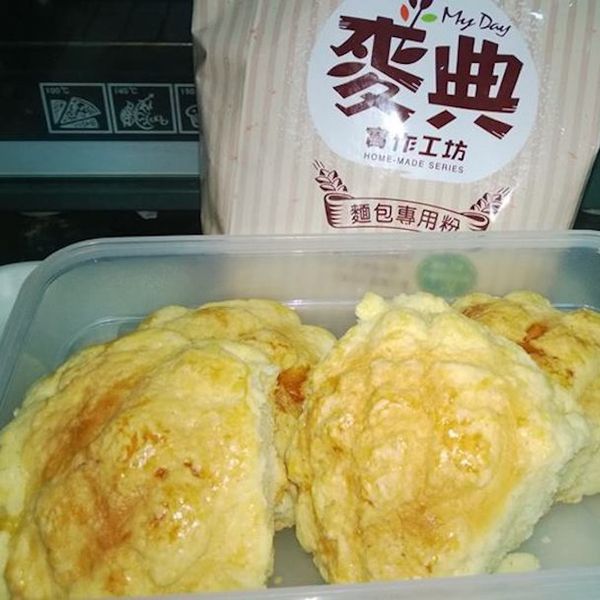 菠蘿麵包【麥典實作工坊麵包專用粉】 : Wonwonway一起做