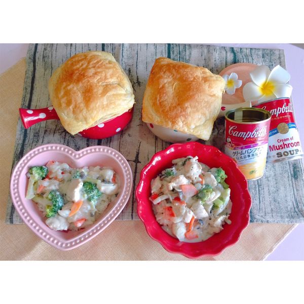 野菇雞肉燴飯佐南瓜海鮮濃湯 : 陳姵安一起做