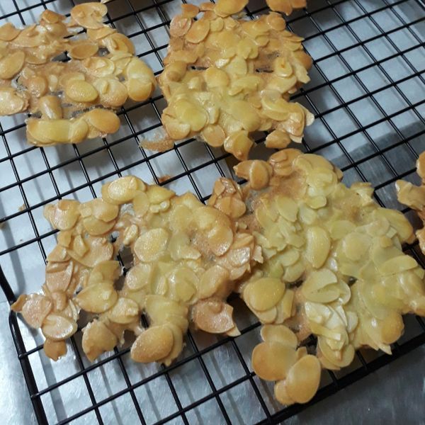 零失敗香脆杏仁瓦片：Wan-shan  Tseng 一起做