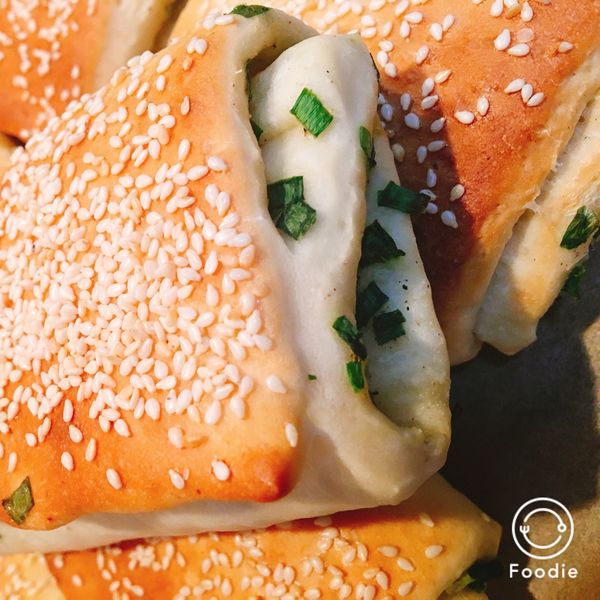 古早味蔥燒餅~新手零失敗:內內 一起做