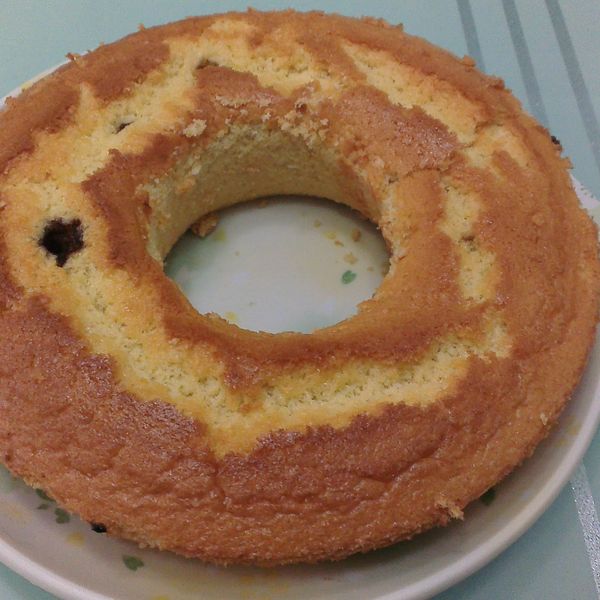 香草戚風蛋糕：小翰爸 一起做