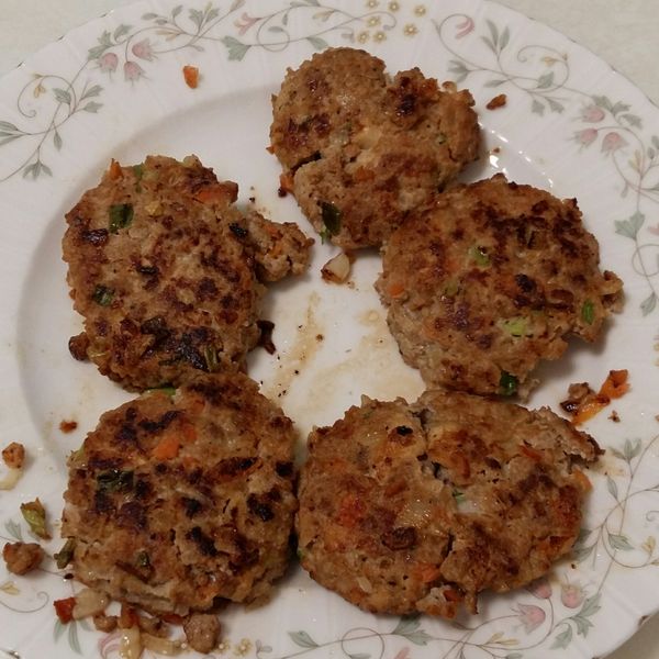 香蒜蔥香胡椒肉餅 : 欉永玲一起做