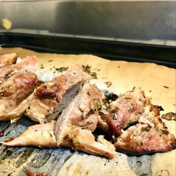 烤豬腰內肉 : 阿葉一起做