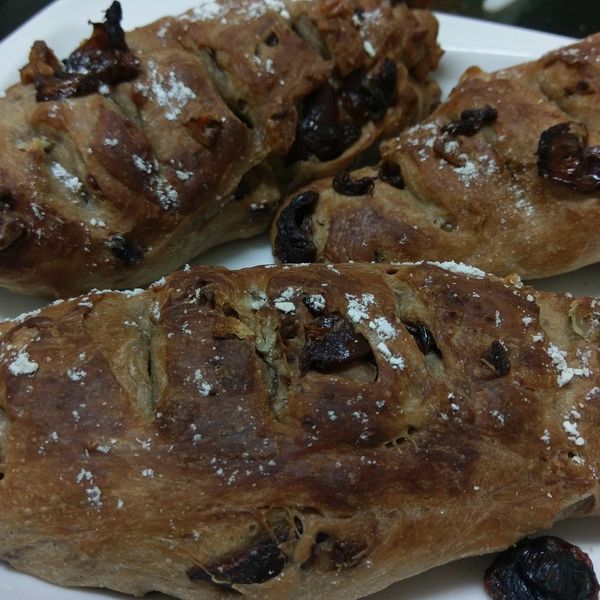 酒香桂圓核桃麵包：李嘉惠 一起做