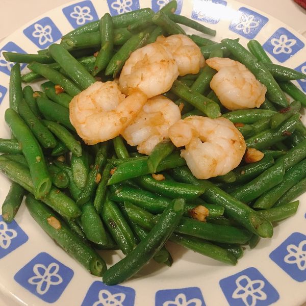 鮮蝦四季豆 : Liz 愛亂煮一起做
