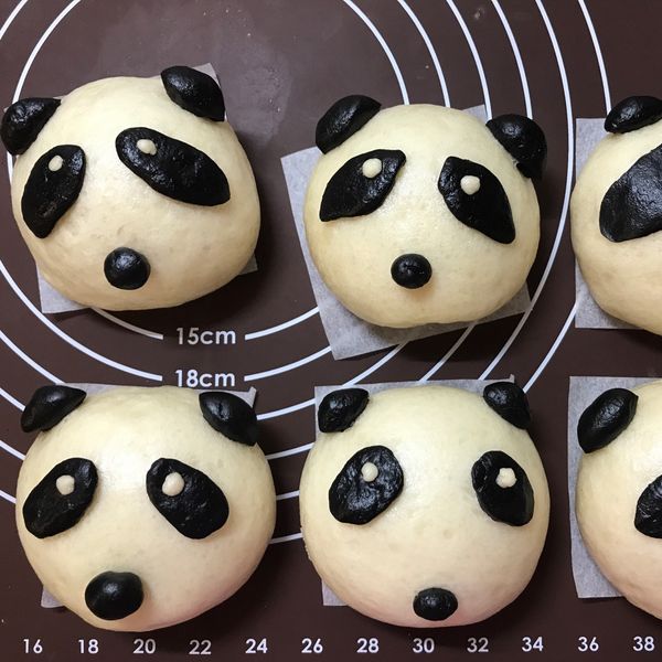 料理甜甜圈<健康點心週> 熊貓小饅頭:Shi Yu Fan 一起做