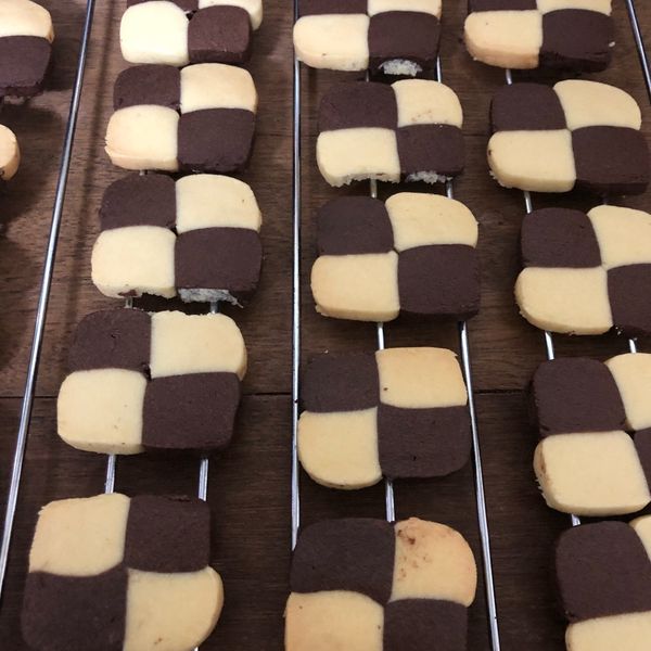 格子餅乾 : 羅品瑜一起做