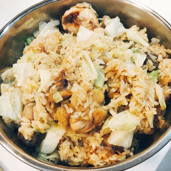 酒香麻油雞油飯 : 柯小妤一起做
