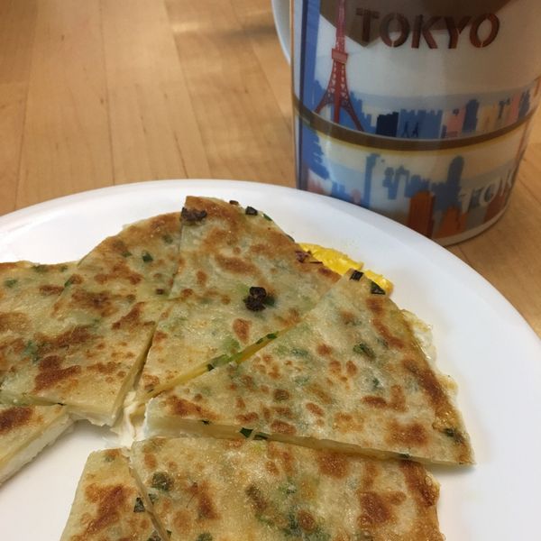 蔥油餅 : Candy Luo一起做