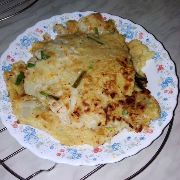 [學到賺到] 泡菜煎餅 : 淑淑一起做