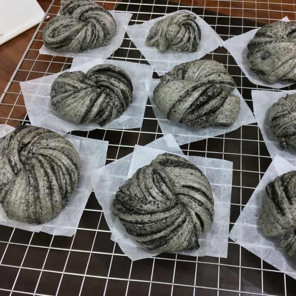 黑芝麻花捲饅頭:Susa Lin 一起做