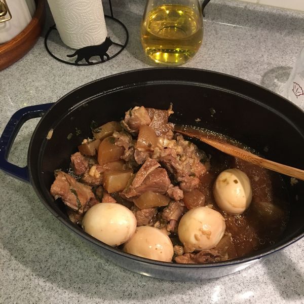 蒜香白蘿蔔燉排骨 : Eva Lu一起做