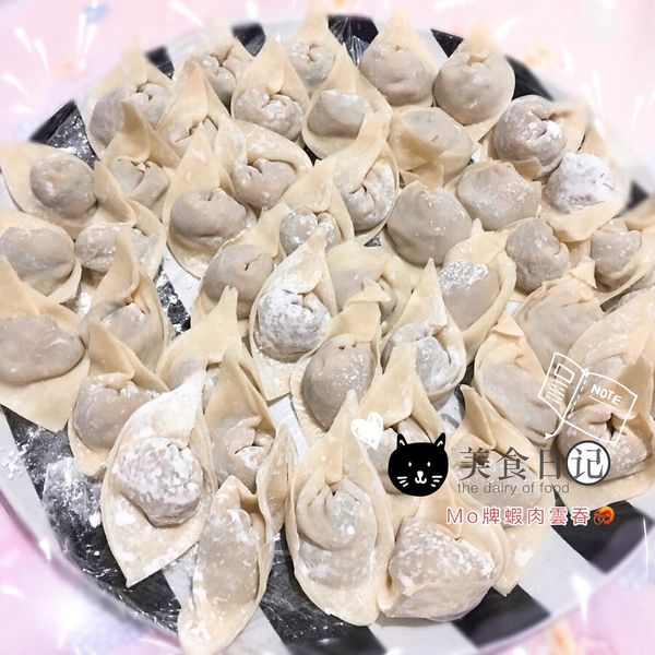 鮮蝦餛飩 : Momo Lo一起做