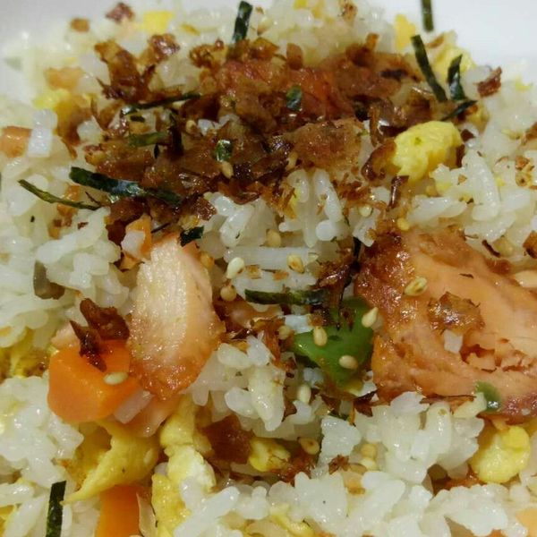 鮭魚蛋炒飯：Miko Lew 一起做