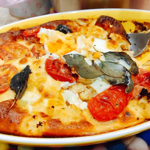 什蔬烤蛋 : Rena Ke一起做