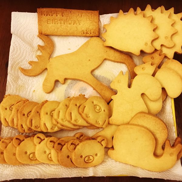 動物造型餅乾 : 小米姊一起做