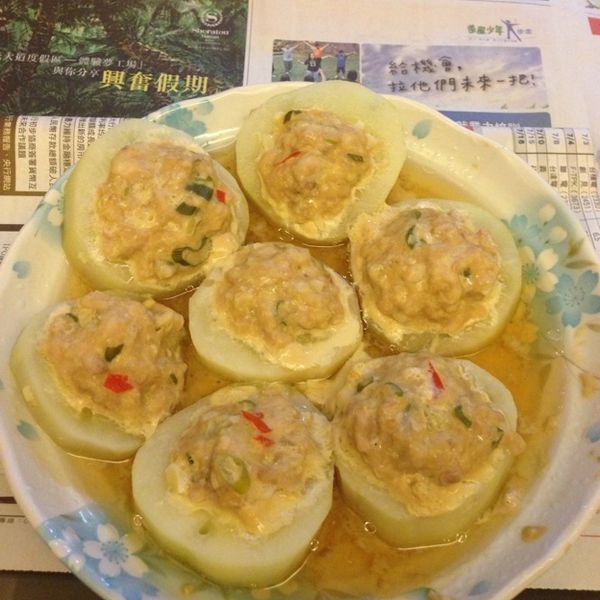大黃瓜蒸肉丸：甜心 一起做