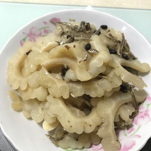 豆鼓小魚苦瓜：喵媽 一起做
