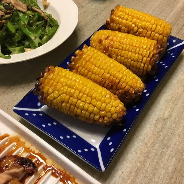 奶油烤玉米 : Eva Lu一起做