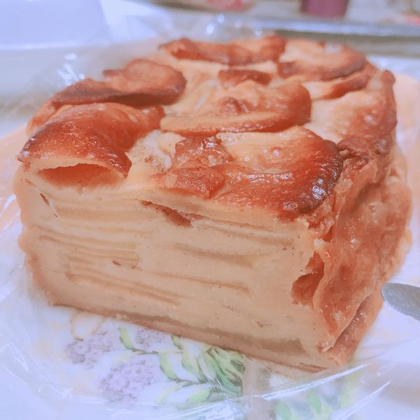 看不見的法式蘋果蛋糕 : Candy Lin一起做