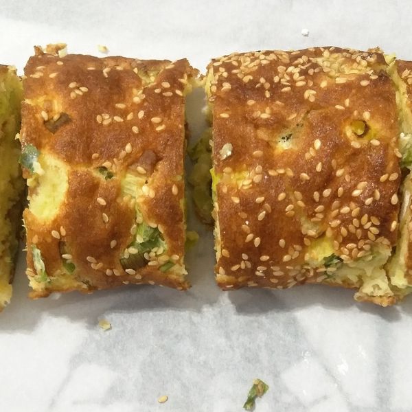 蔥花肉鬆蛋糕捲 : 李雅萍一起做