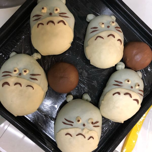 龍猫大軍排排站(饅頭) : 豬小蹄一起做