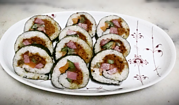 海苔壽司捲 (完整包壽司攻略) : fio一起做