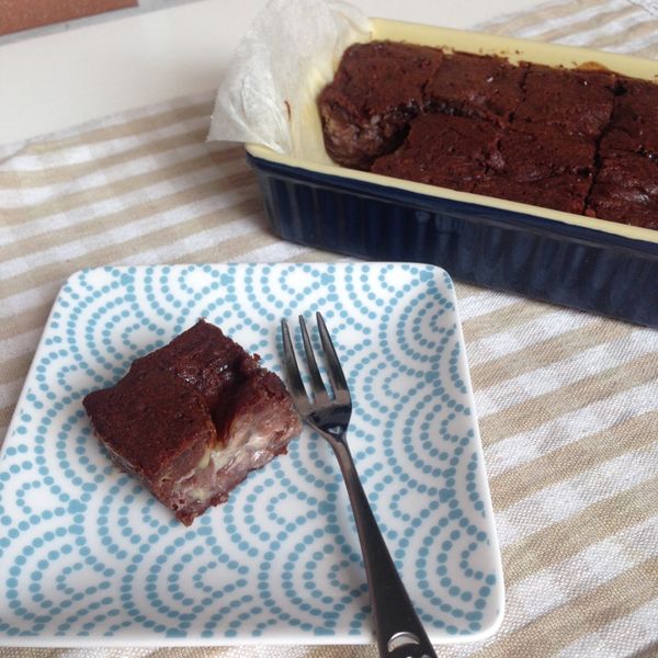 香蕉重可可布朗尼-減糖、減油、減澱粉 : Peihua Chen一起做